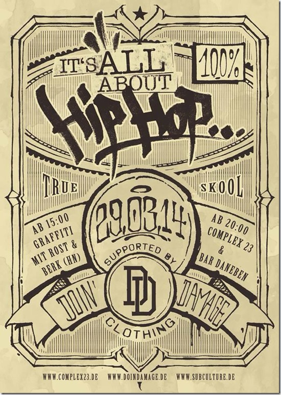 Its all about Hip Hop (Flyer front)